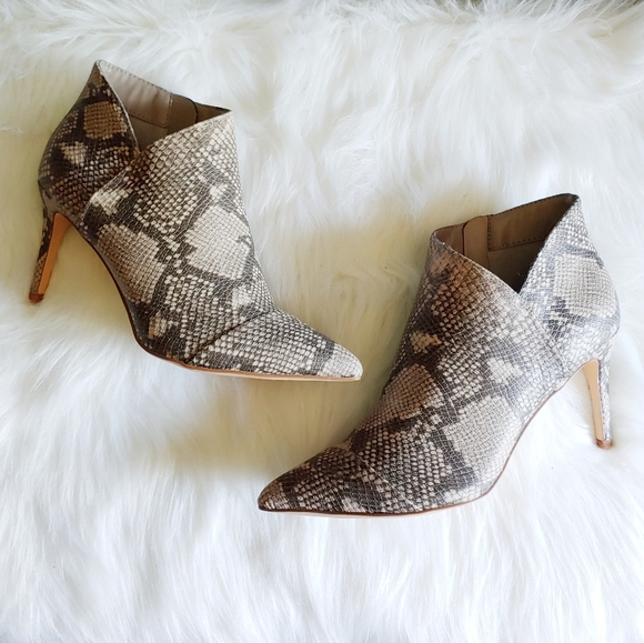 fergalicious snakeskin booties